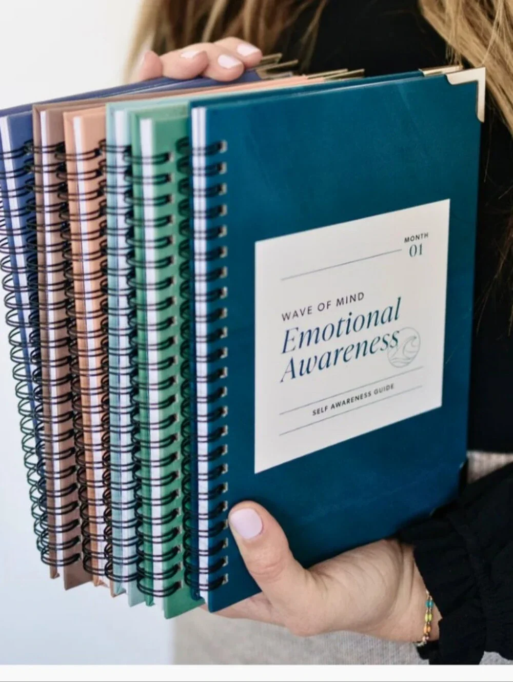 Emotional Awareness Spiral Journal - Teal